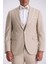 Vizon Slim Fit Kırlangıç Yaka Yelekli Smokin Damatlık Takım Elbise 3