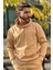 Erkek Şardonlu 3 Iplik Bol Kesim Sweatshirt 1