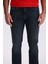 Lacivert-1 Slim Fit Yıkamalı Eskitme Pamuklu Dar Kalıp Jean Kot Pantolon 7