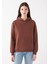 Kadın 3 Iplik Şardonlu Bol Kesim Sweatshirt 3