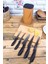 Coltello Bamboo 6 Parça Bıçak Seti Taba Kare 3