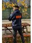 Unisex Nakışlı Oversize 3 Iplik Kolej Kapşonlu Sweatshirt 2