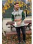 Unisex Nakışlı Oversize 3 Iplik Kolej Kapşonlu Sweatshirt 5