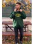 Unisex Nakışlı Oversize 3 Iplik Kolej Kapşonlu Sweatshirt 1