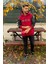 Unisex Nakışlı Oversize 3 Iplik Kolej Kapşonlu Sweatshirt 5