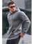 Erkek Şardonlu Kapşonlu Bol Kesim Sweatshirt 1