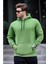 Erkek Şardonlu Kapşonlu Bol Kesim Sweatshirt 1