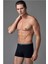 Erkek Mikro Modal Kemerli Boxer SIYAH-051 1