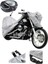 Kral KR25 Ava 5000 Gri Motosiklet Brandası Arka Çanta Uyumlu (Kilitli) 2