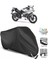 Kawasaki Ninja 250R Motor Brandası Arka Çanta Uyumlu (Bağlantı, Kilit Uyumlu)-Siyah 1