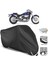 Honda Shadow Spirit 750 Motosiklet Branda (Bağlantı, Kilit Uyumlu)-Siyah 1
