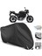 Hyosung Gt 650 Naked Motor Brandası Arka Çanta Uyumlu (Bağlantı, Kilit Uyumlu)-Siyah 1