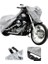 Keeway Super Light 150 Gri Su Geçirmez Motosiklet Brandası (Kilit Uyumlu) 3