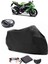 Kawasaki Ninja ZX-10R Arka Çanta Uyumlu Siyah Motosiklet Branda Su Geçirmez Dayanıklı Kumaş 2