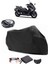 Yamaha Tmax 530 Arka Çanta Uyumlu Siyah Motosiklet Branda Su Geçirmez Dayanıklı Kumaş 1