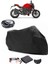 Ducati Monster 1200 R Arka Çanta Uyumlu Siyah Motosiklet Branda Su Geçirmez Dayanıklı Kumaş 1