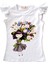 Kız Çocuk T-Shirt Beyaz Renk Pamuklu Baskılı Çocuk Penye 2