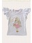 Kız Çocuk T-Shirt Beyaz Renk Pamuklu Baskılı Çocuk Penye 1