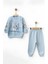 Unisex Bebek Pamuklu Baskılı 2'li Pijama Takımı 9-18 Aylık 1
