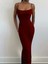 Kadın Kolsuz Askılı Bodycon Uzun Viskon Elbise 2