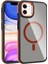 Apple iPhone 11 ile Uyumlu Kılıf Magsafe Şarj Özellikli Mat Görünümlü Kapak 1