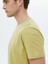 Limon Küfü Düz Bisiklet Yaka Pamuk Karışımlı T-Shirt 4