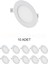 CT-5144 Slim LED Panel 3W Günışığı (Sarı Işık) - 10'lu Paket 1