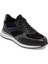 Siyah Hakiki Deri Erkek Sneaker - E24I1AY56852-A23 1