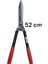 Tekno Trust 1 Çim Kesme Makası Kaymaz Sap Budama Makası Çim Çit Kesme Dal Budama Çimen Makası 52 cm 30-39 Çelik 5