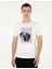 Erkek Beyaz Slim Fit Tişört 50285385-VR013 3