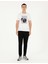 Erkek Beyaz Slim Fit Tişört 50285385-VR013 4
