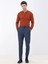 Indigo Düz Modern Fit Takım Elbise 4