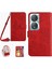 Kart Sahibi ve Uzun Kayış Yumuşak Pu Deri ve Onur X7B Için Flip Case (Yurt Dışından) 1