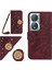 Uzun Kordon Kickstand ile Onur X7B Deri Cüzdan Ayçiçeği Için Kılıf (Yurt Dışından) 1