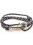 19CM Tarzı H7518-14 1 Adetlot 30 Stil Titanyum Çelik Çapa Bilezik Naylon Halat Hakiki Renkli Bilezik ve Bilezikler Erkekler Takı Için Moda Hediye 19 cm (Yurt Dışından) 3