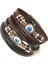 NSMT05 Bohemian Türk Gözü Deri Bilezik Seti Erkekler Kadınlar Için Vintage Örgü El Dokuma Pulseras Fashoin Takı Yenı (Yurt Dışından) 4