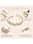 21CM Tarzı Mavi Lüks Aşk Örgülü Yaprak Bilezik Charm Kristal Düğün Bilezikler Kadınlar Için Yıldönümü Sevgililer Günü Hediyeleri Pulseras Mujer (Yurt Dışından) 4