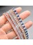 19CM Tarzı H191 Gökkuşağı Buzlu Out Kristal Tenis Zirkon Bilezikler Kadın Erkek Trendy Unisex Aksesuarları Kareler Cz Zinciri El Takı H167 (Yurt Dışından) 5