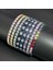 19CM Tarzı H227 Renkli Zirkon Tenis Bilekliği Bileklik Kadınlar Için Lüks Gümüş Renk 4mm Gökkuşağı Kristal El Zincir Takı Arkadaş Hediyeler H027-M (Yurt Dışından) 5