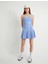 Mini Pileli Elbise Ince Askılı Slim Fit 4