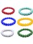 12MM Tarzı No.2 Boyutu Doğal Sarı Kırmızı Mavi Beyaz Taş Boncuk Esneklik Halat Erkek Kadın Yeşim Bilezik Hediyeler Pulseras (Yurt Dışından) 2