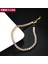 H086-17CM Zhouyang Tenis Bilekliği Kadınlar Için Lüks 4 Pençeleri Mozaik Kübik Zirkonya Gül Altın Renk Düğün Moda Takı H027 H080 (Yurt Dışından) 5