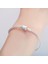 19CM Orijinal Ayar cm Gümüş Yılan Zincir Bilezik Güvenli Kalp Toka Boncuk Charms Bilezik Kadınlar Için Dıy Takı Yapımı (Yurt Dışından) 2