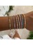 H133 Ayarlanabilir Renkli Birthstone Bilezik Kadınlar Için Teain El 4 mm Kristal Bileklik Arkadaşlar Için Hediyeler Trend Takı H133 (Yurt Dışından) 2