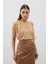 Düşük Omuzlu Salaş Bluz - Camel 2