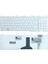 Toshiba Satellite L770-119, C660D-12R, L655-1KQ Klavye (Beyaz) 2