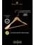 20 Adet 48 cm Gold İtalyan Kanca Masif Ahşap Elbise Askısı 2