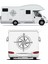 Pusula 4x4 Offroad Adventure Kamp Araba Oto Karavan Motosiklet Sticker 00080 3