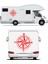 Pusula 4x4 Offroad Adventure Kamp Araba Oto Karavan Motosiklet Sticker 00080 3