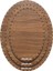 Rattan Örgü Plakası Rattan Tabanı Elips 3 Lü Set 3mm Çift Yüz Ceviz 2
